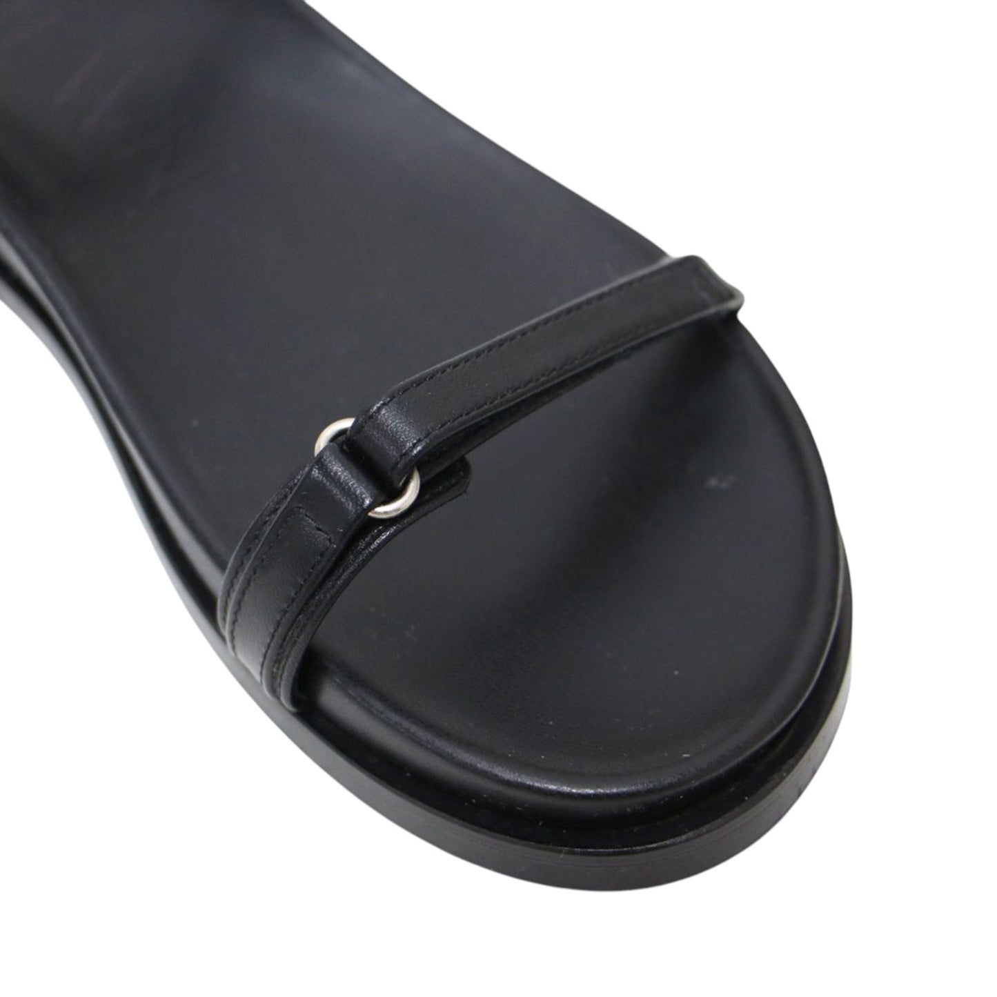 ベルトループ サンダル / THIN HOOK&LOOP SANDAL ストラップ フラット レザー
