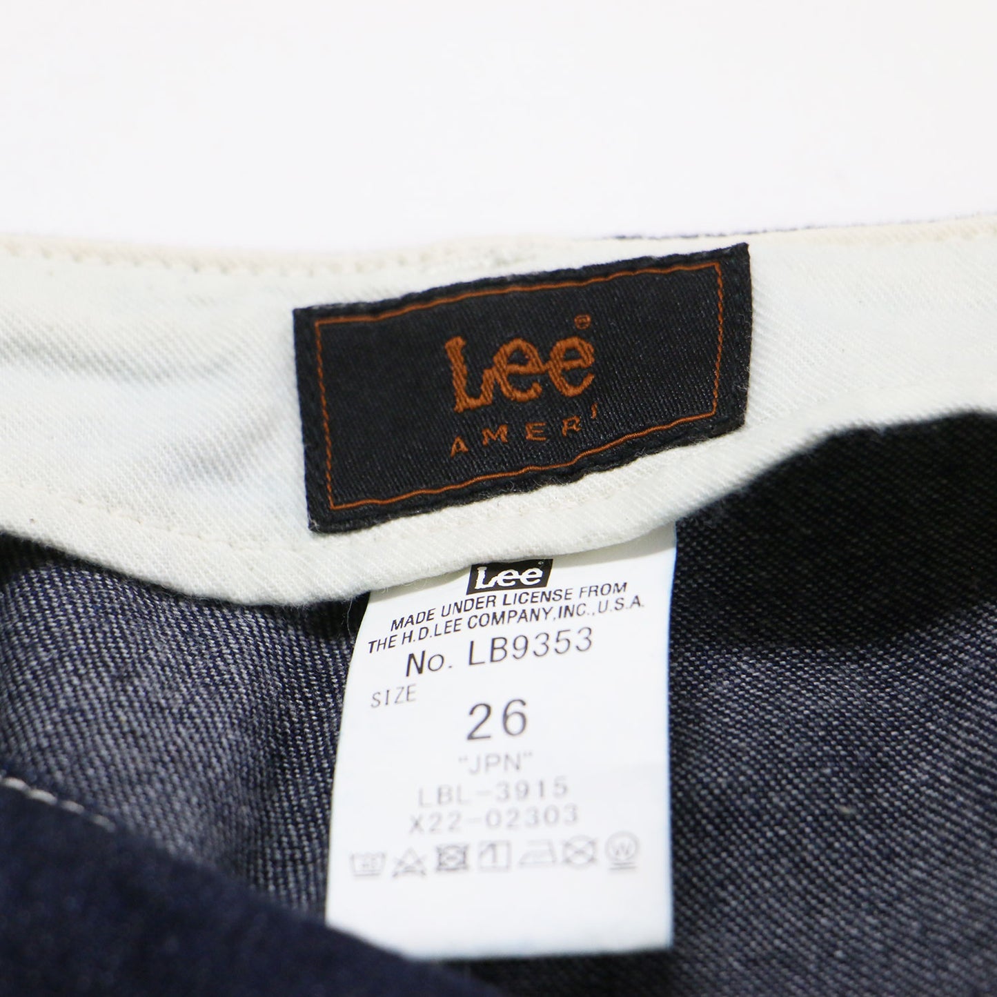 × Lee コラボ 23秋冬 デニムセットアップ / DENIM SET UP セパレート フルレングス ローライズ ビスチェ ノースリーブ ステッチ ブランドタグ コットン ウォッシャブル