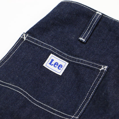 × Lee コラボ 23秋冬 デニムセットアップ / DENIM SET UP セパレート フルレングス ローライズ ビスチェ ノースリーブ ステッチ ブランドタグ コットン ウォッシャブル