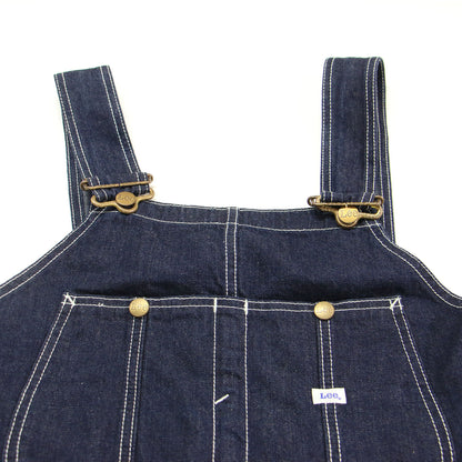 × Lee コラボ 23秋冬 デニムセットアップ / DENIM SET UP セパレート フルレングス ローライズ ビスチェ ノースリーブ ステッチ ブランドタグ コットン ウォッシャブル