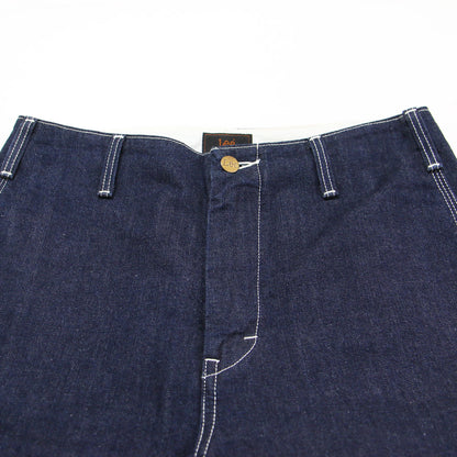 × Lee コラボ 23秋冬 デニムセットアップ / DENIM SET UP セパレート フルレングス ローライズ ビスチェ ノースリーブ ステッチ ブランドタグ コットン ウォッシャブル