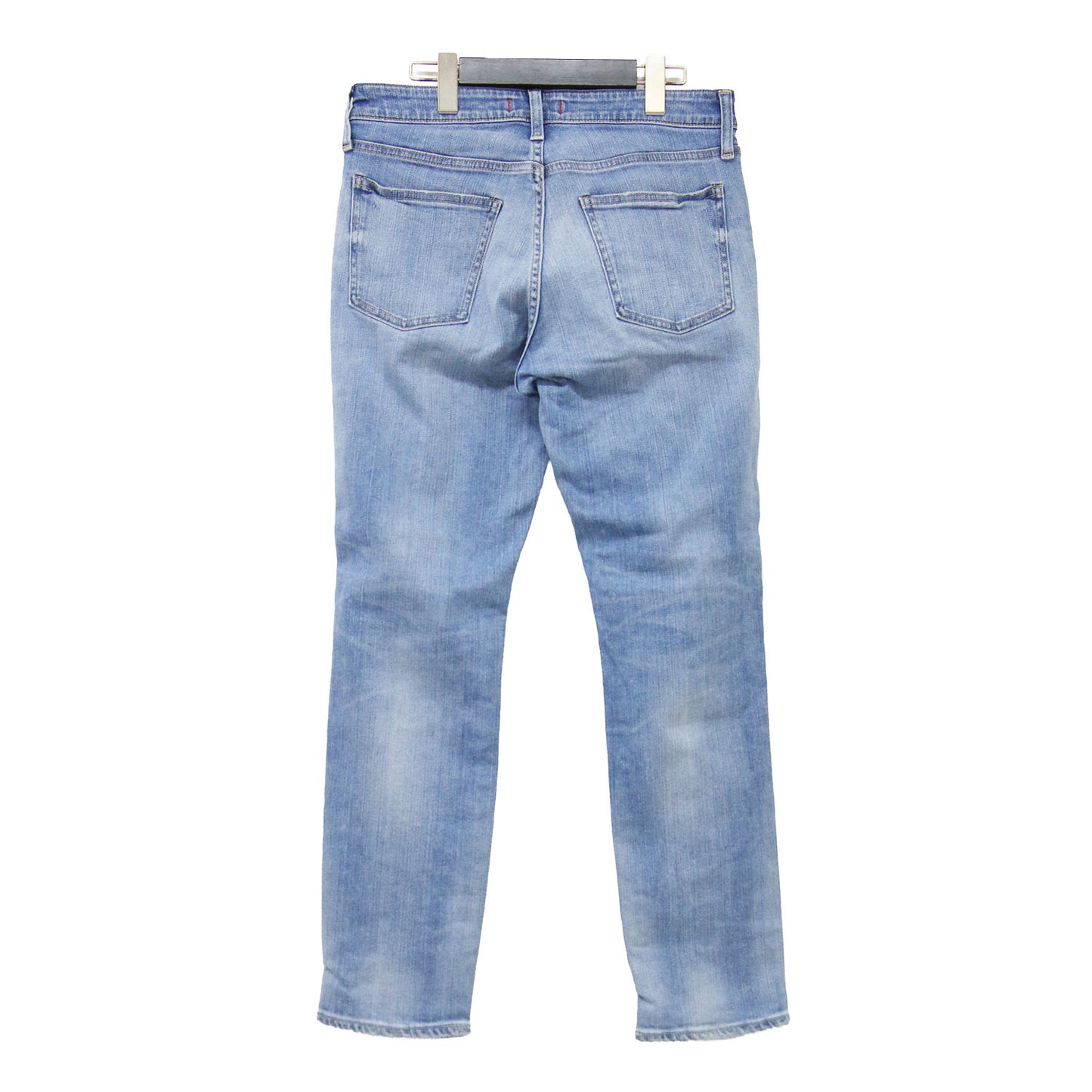 ハイウエスト スリムテーパード デニム / 30th Anniversary フルレングス カーブベルト ストレッチ コットン ウォッシャブル