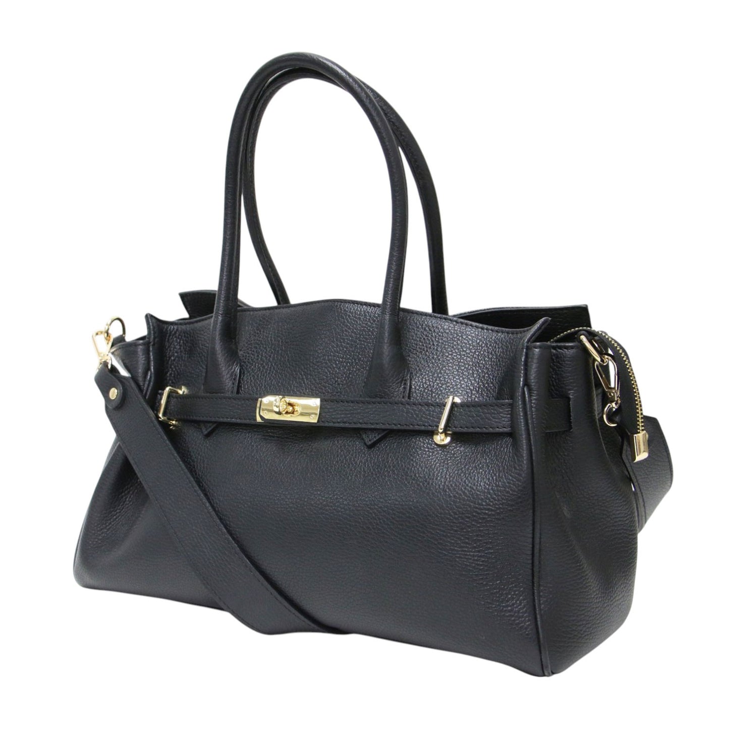 × BARNYARDSTORM 別注 ベルト付きトートBAG / ハンドルバッグ ショルダー 肩掛け 2WAY メタルパーツ 牛革