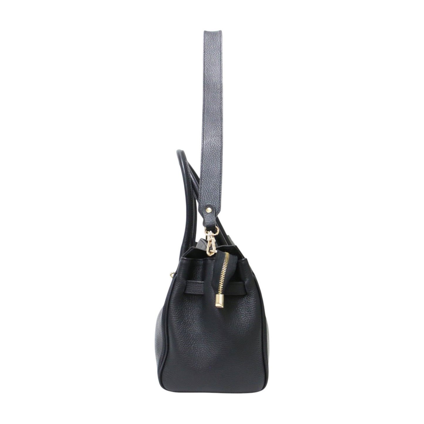 × BARNYARDSTORM 別注 ベルト付きトートBAG / ハンドルバッグ ショルダー 肩掛け 2WAY メタルパーツ 牛革