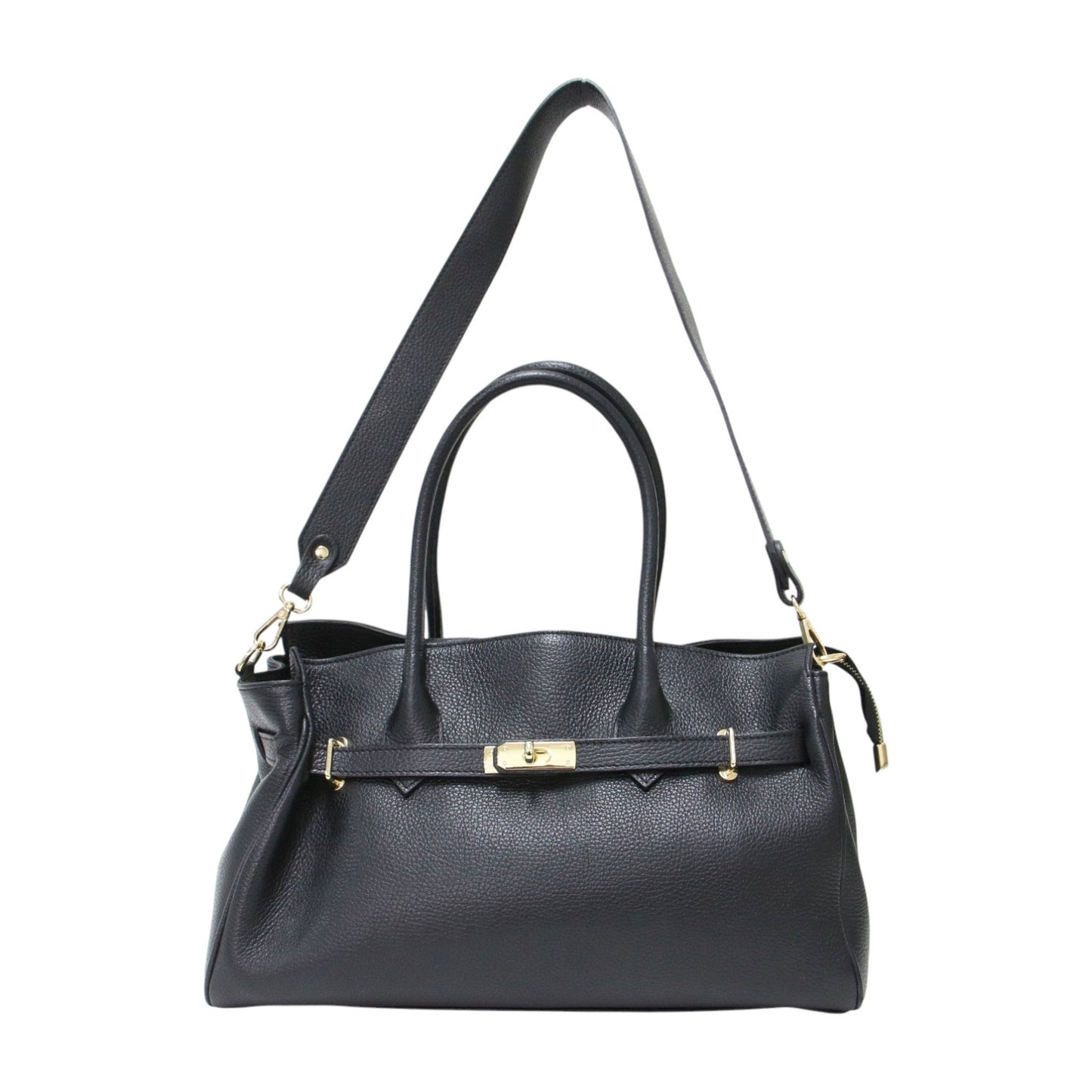 × BARNYARDSTORM 別注 ベルト付きトートBAG / ハンドルバッグ ショルダー 肩掛け 2WAY メタルパーツ 牛革
