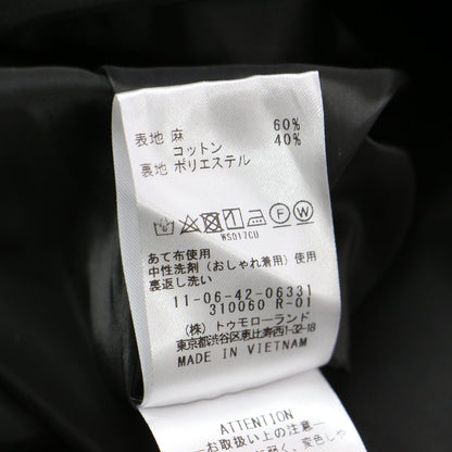 リネンコットンムーブ フレンチスリーブティアードワンピース / ドレス ロング丈 フレンチスリーブ ロング丈 クルーネック Aライン ティアード ギャザー