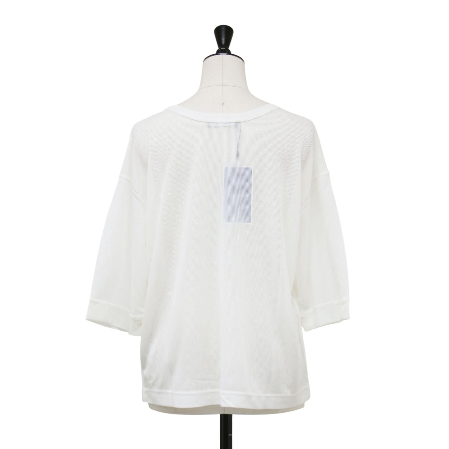 25春夏 シアーストライプ Tシャツ / SHEER STRIPE TEE カットソー プルオーバー 半袖 クルーネック 透け感 ワイド
