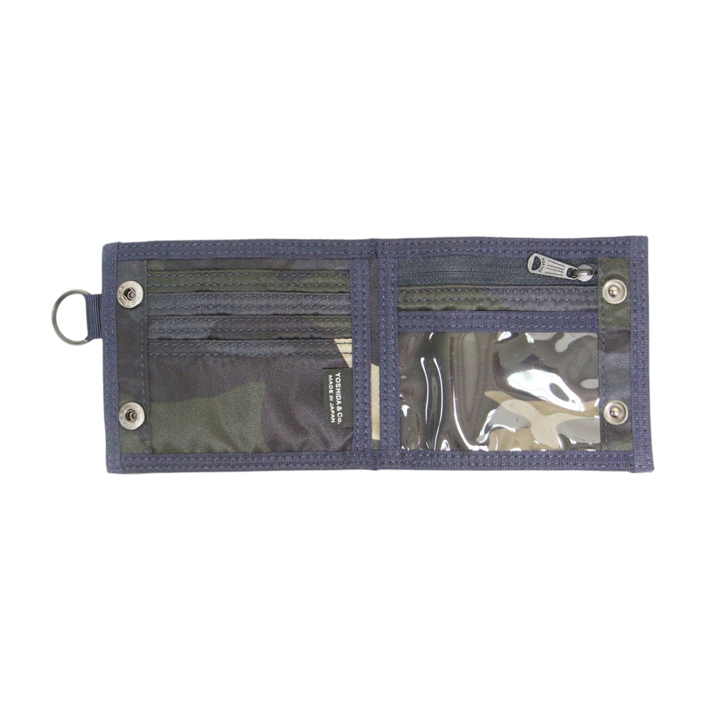 ナイロン カモフラージュ柄 二つ折り財布 / COUNTER SHADE WALLET 短財布 縦型 総柄