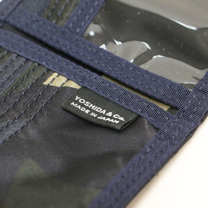 ナイロン カモフラージュ柄 二つ折り財布 / COUNTER SHADE WALLET 短財布 縦型 総柄