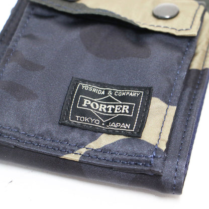 ナイロン カモフラージュ柄 二つ折り財布 / COUNTER SHADE WALLET 短財布 縦型 総柄