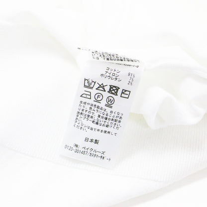 26春夏 クルーネックプルオーバー / LOREL ニット 長袖 クルーネック ワイドシルエット リブ スリット コットン