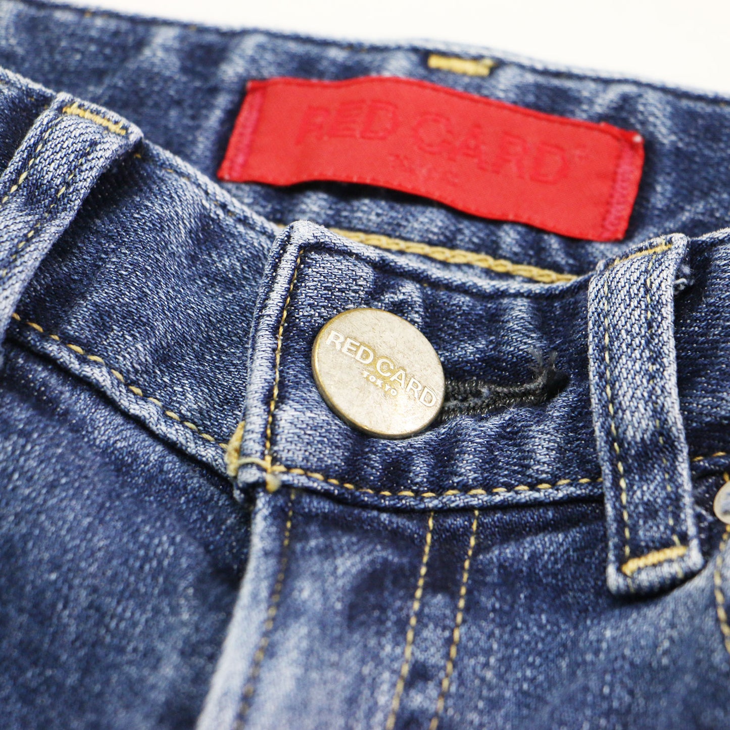 ワイドレッグ ストレート デニムパンツ / 35th Anniv. Wide ストレッチ ダメージ加工