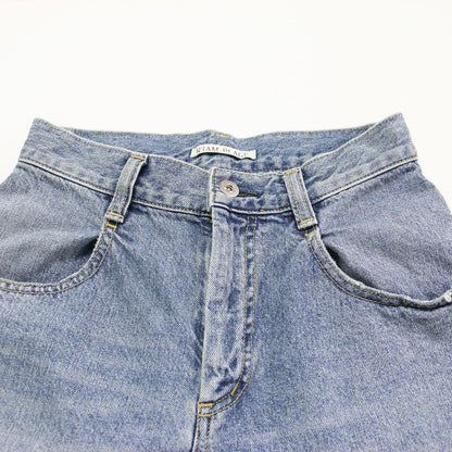 26春夏 ワイドデニムパンツ / R’IAM WIDE カットオフ加工 コットン