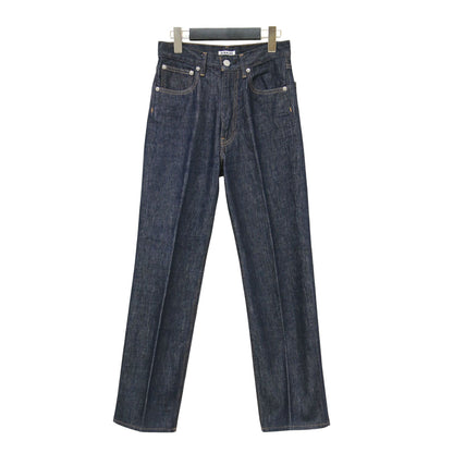 ハードツイストデニム 5ポケットパンツ / HARD TWIST DENIM 5P PANTS センタークリース ストレートシルエット 強撚 コットン