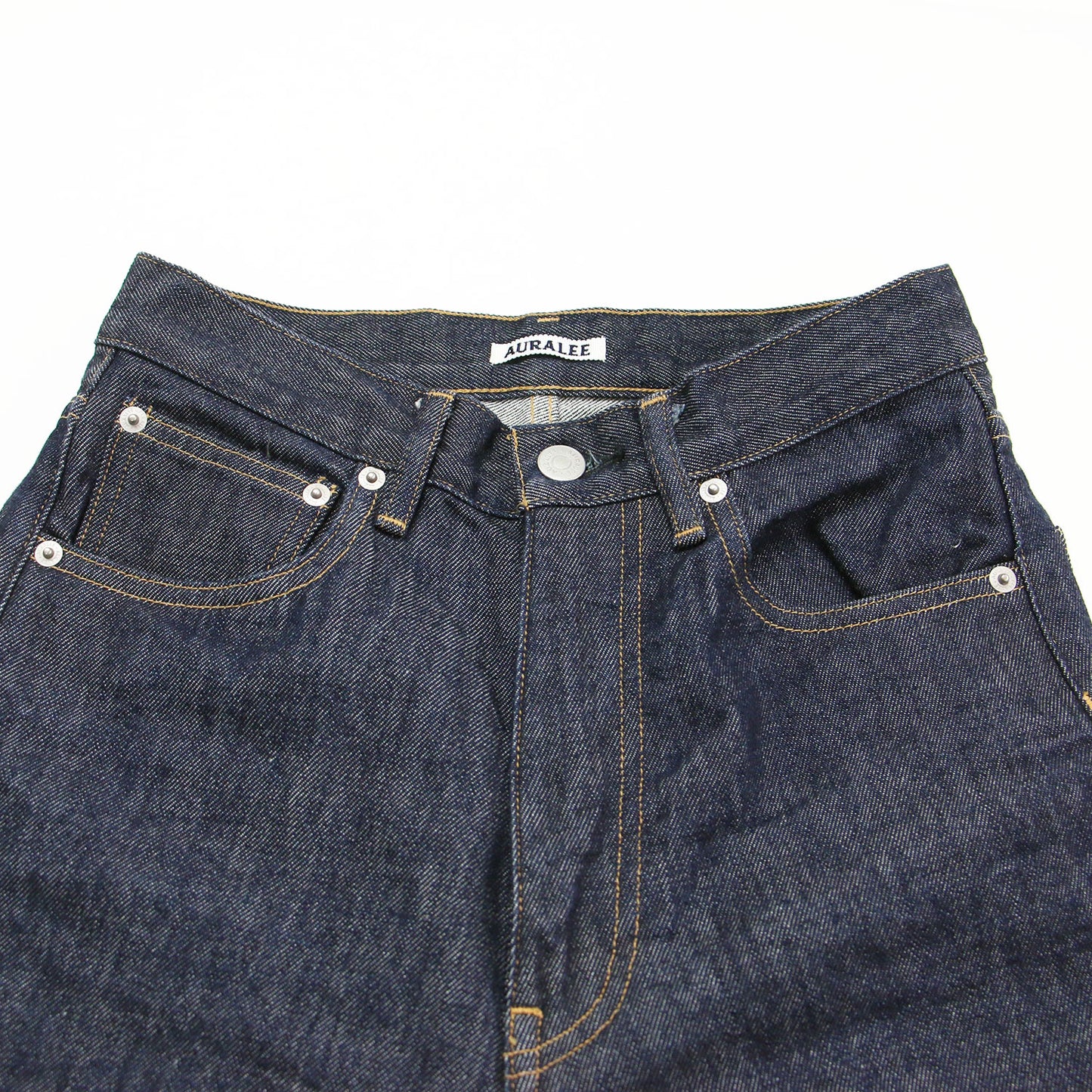 ハードツイストデニム 5ポケットパンツ / HARD TWIST DENIM 5P PANTS センタークリース ストレートシルエット 強撚 コットン