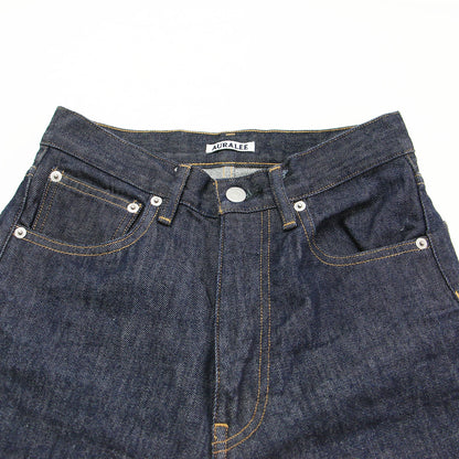 ハードツイストデニム 5ポケットパンツ / HARD TWIST DENIM 5P PANTS センタークリース ストレートシルエット 強撚 コットン