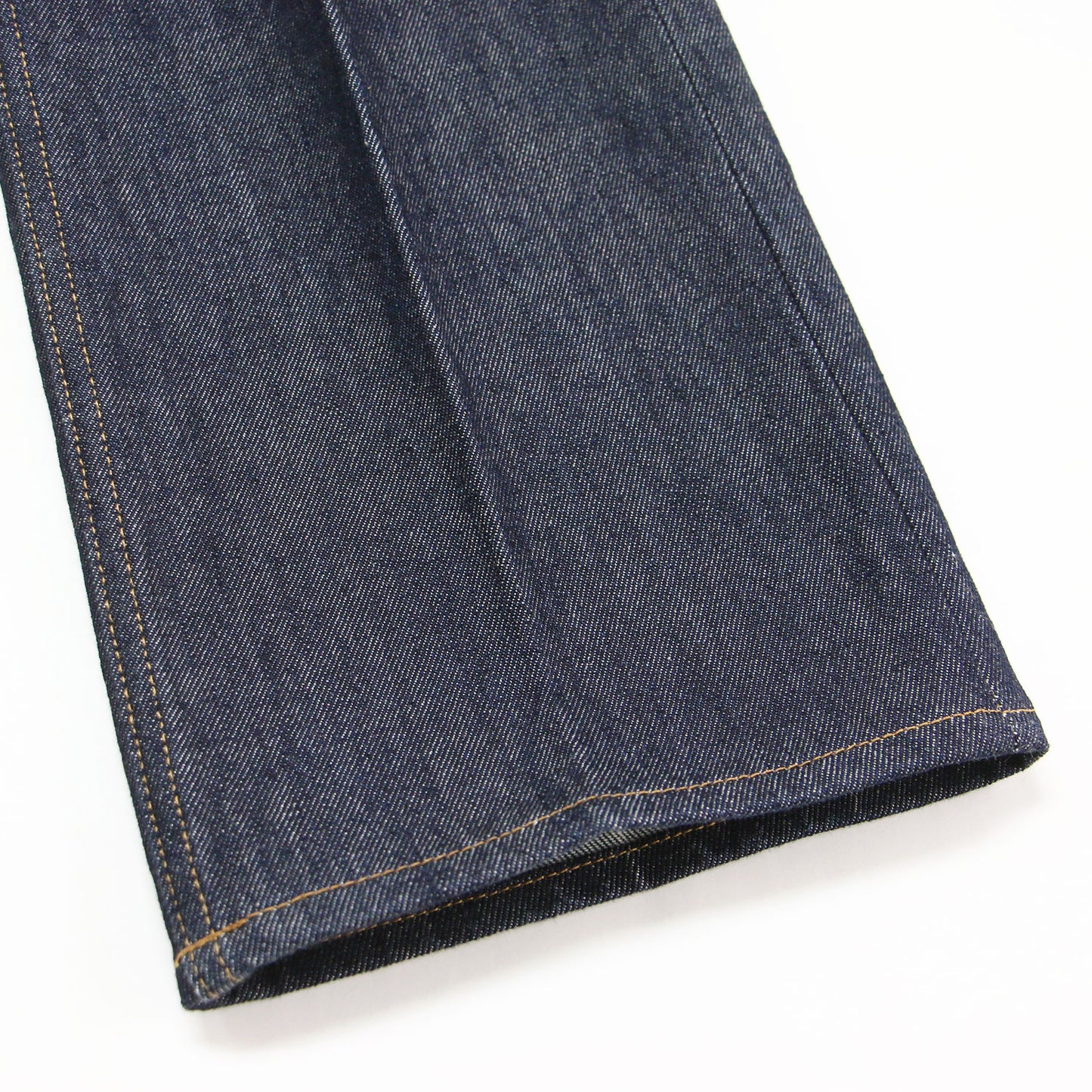 ハードツイストデニム 5ポケットパンツ / HARD TWIST DENIM 5P PANTS センタークリース ストレートシルエット 強撚 コットン