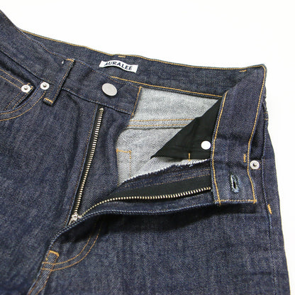 ハードツイストデニム 5ポケットパンツ / HARD TWIST DENIM 5P PANTS センタークリース ストレートシルエット 強撚 コットン