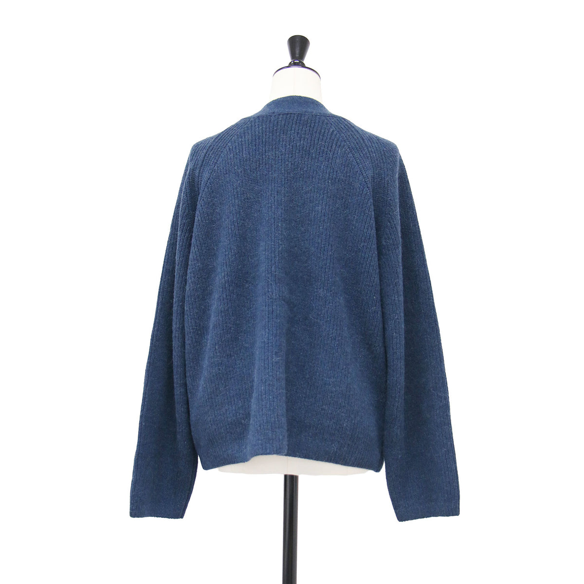 25秋冬 アルパカブレンド Ｖネック カーディガン / ニット 長袖 ラグランスリーブ ウール