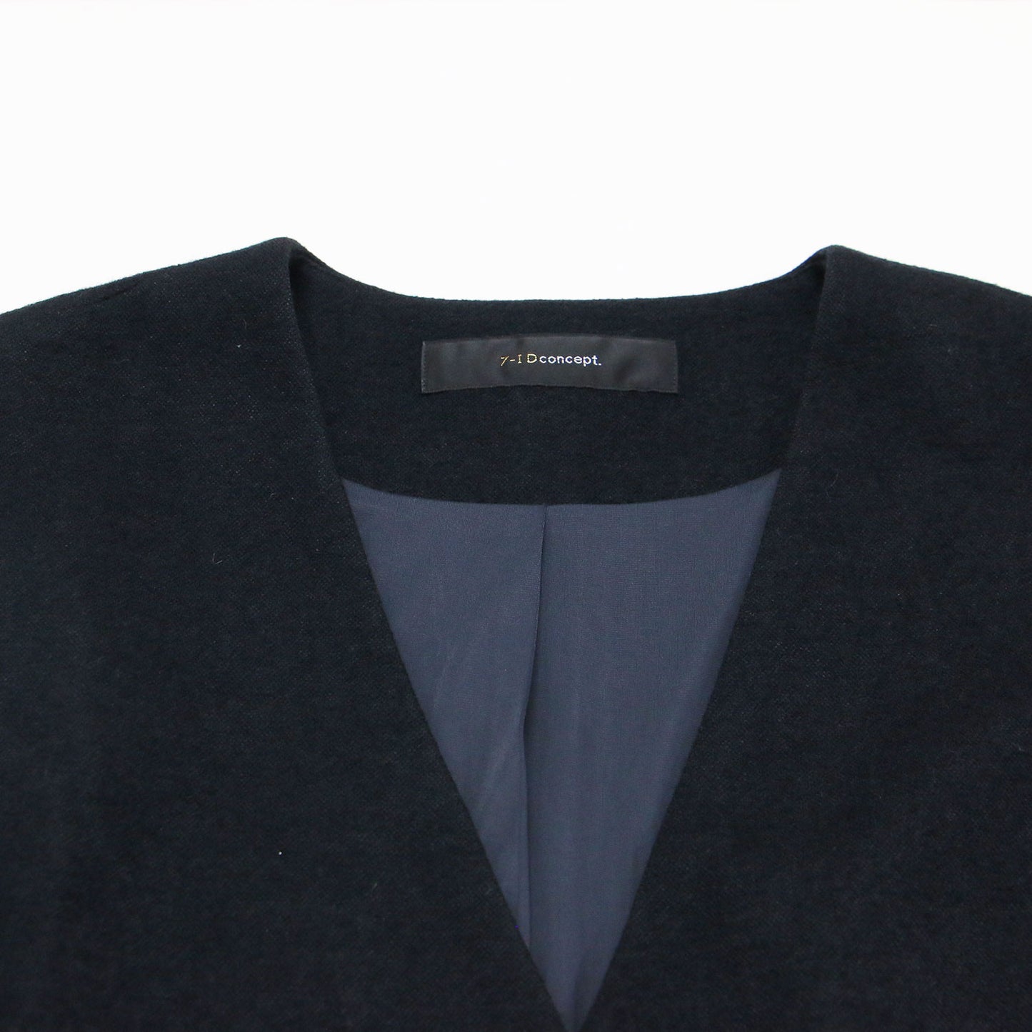 25秋冬 Vネック プルオーバー ジレ / ベスト Vネック Aライン ウール