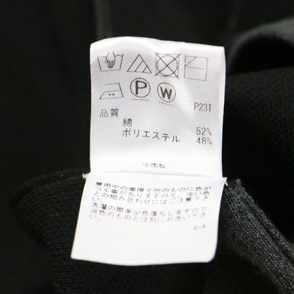24秋冬 スポンジニット カーディガン / KRUMCW0426 / ミドル丈 長袖 ノーカラー Vネック ボタンレス コットン
