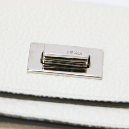 ピーカブー マイクロ 三つ折り 財布 / ウォレット コンパクト バイカラー ツイストロック レザー