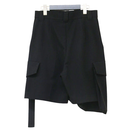 23秋冬 ミリタリーショートパンツ / ひざ上丈 Aライン アシンメトリー タック