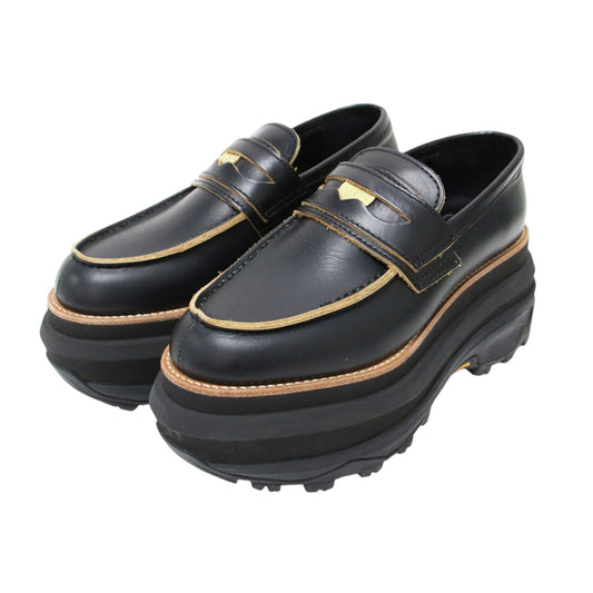 Loafers プラットフォーム ローファー / スニーカー 厚底 コイン レザー