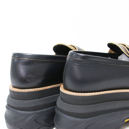 Loafers プラットフォーム ローファー / スニーカー 厚底 コイン レザー