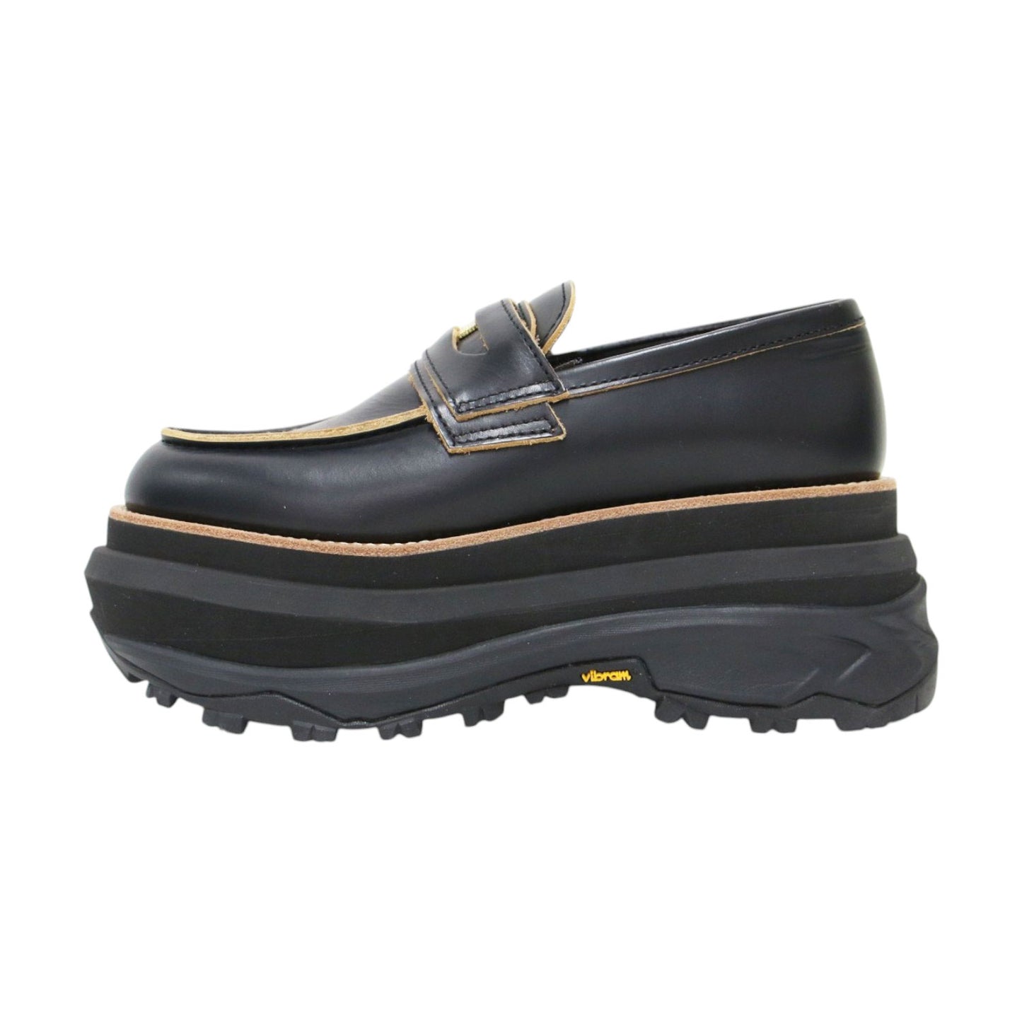 Loafers プラットフォーム ローファー / スニーカー 厚底 コイン レザー