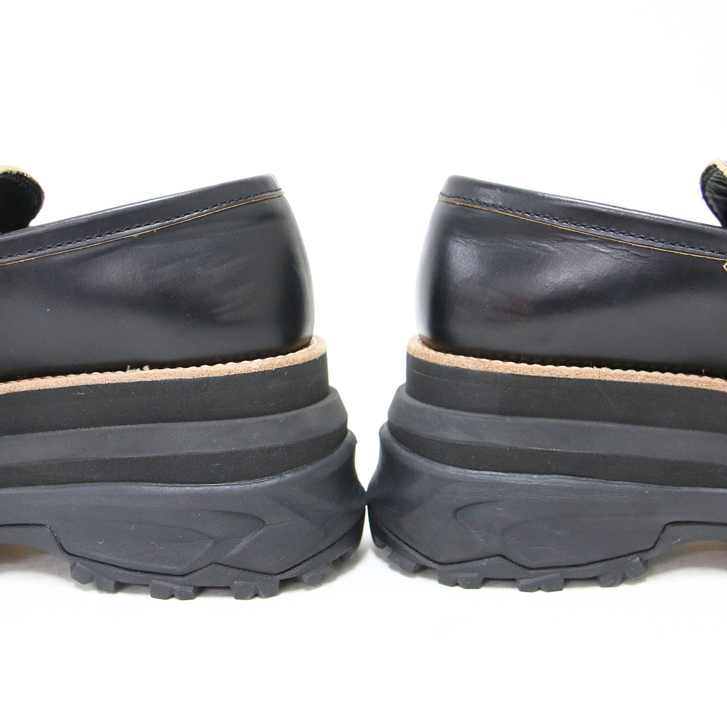 Loafers プラットフォーム ローファー / スニーカー 厚底 コイン レザー