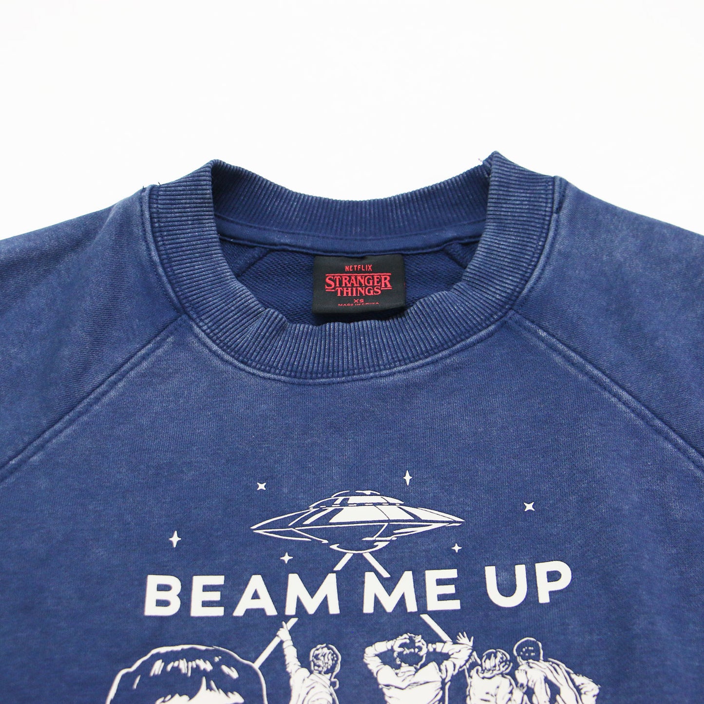 STRANGER THINGS BEAM ME UP THIS PLACE SUCKS! プリント スウェット / プルオーバー 裏毛 コットン