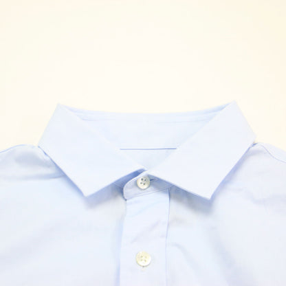 26春夏 クロップド 長袖 シャツ / Original Cropped Shirt ショート丈 レギュラーカラー コットン
