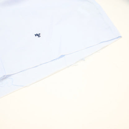 26春夏 クロップド 長袖 シャツ / Original Cropped Shirt ショート丈 レギュラーカラー コットン
