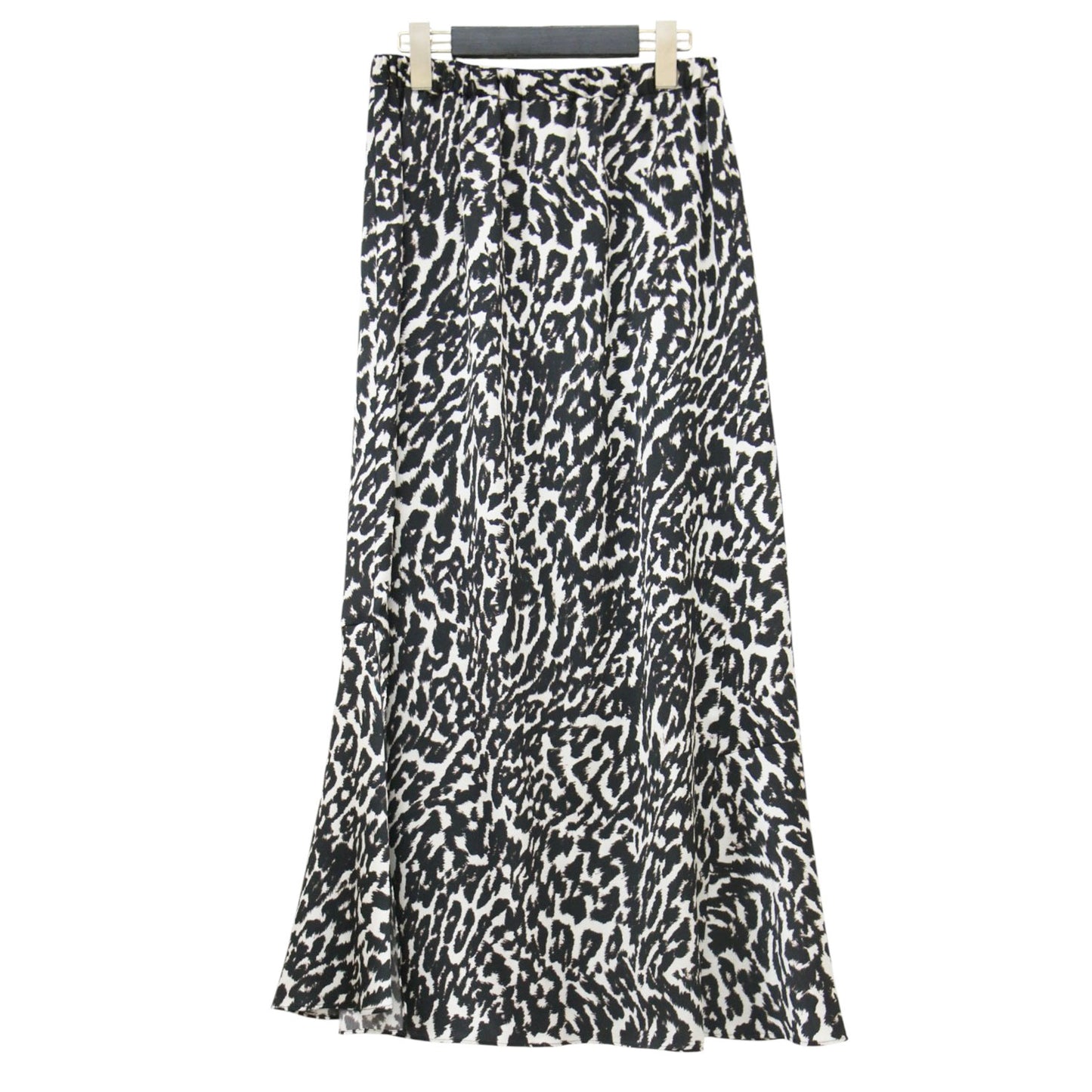 レオパード プリント ギャザー スカート / LEOPARD PRINT GATHER SKIRT ロング スリット