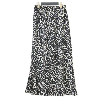 レオパード プリント ギャザー スカート / LEOPARD PRINT GATHER SKIRT ロング スリット