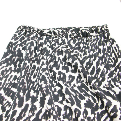 レオパード プリント ギャザー スカート / LEOPARD PRINT GATHER SKIRT ロング スリット