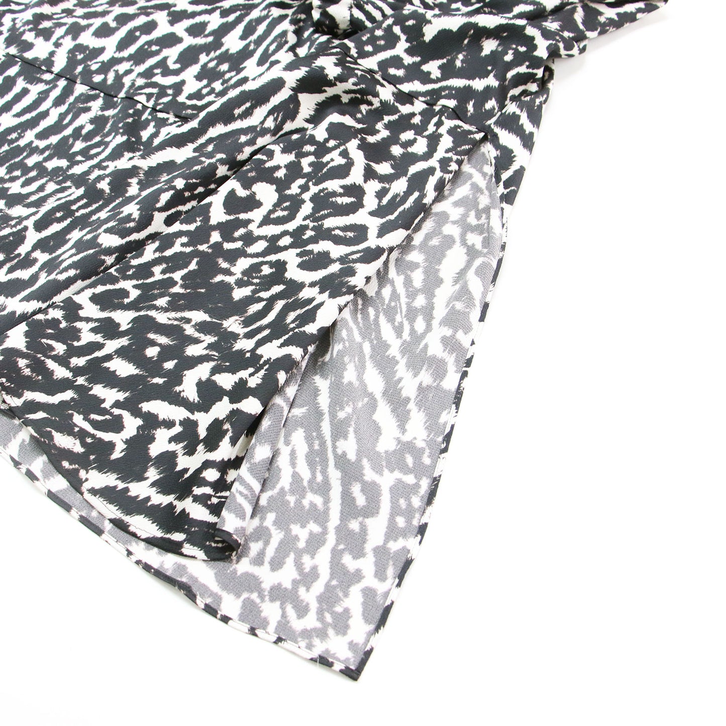 レオパード プリント ギャザー スカート / LEOPARD PRINT GATHER SKIRT ロング スリット