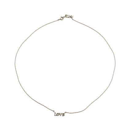 LOVE & HATE ロゴモチーフ ネックレス / ペンダント チェーン