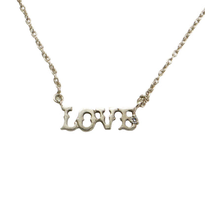 LOVE & HATE ロゴモチーフ ネックレス / ペンダント チェーン