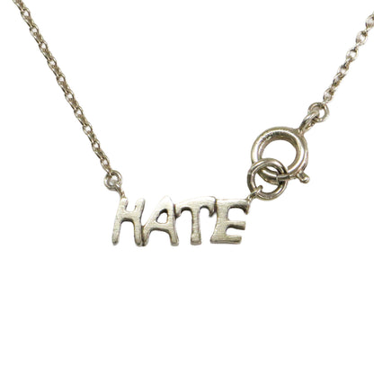 LOVE & HATE ロゴモチーフ ネックレス / ペンダント チェーン
