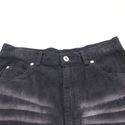 24秋冬 コーデュロイ レイヤード パンツ / 3441419745 / スカート セット ワイド ベルト付き コットン カットオフ