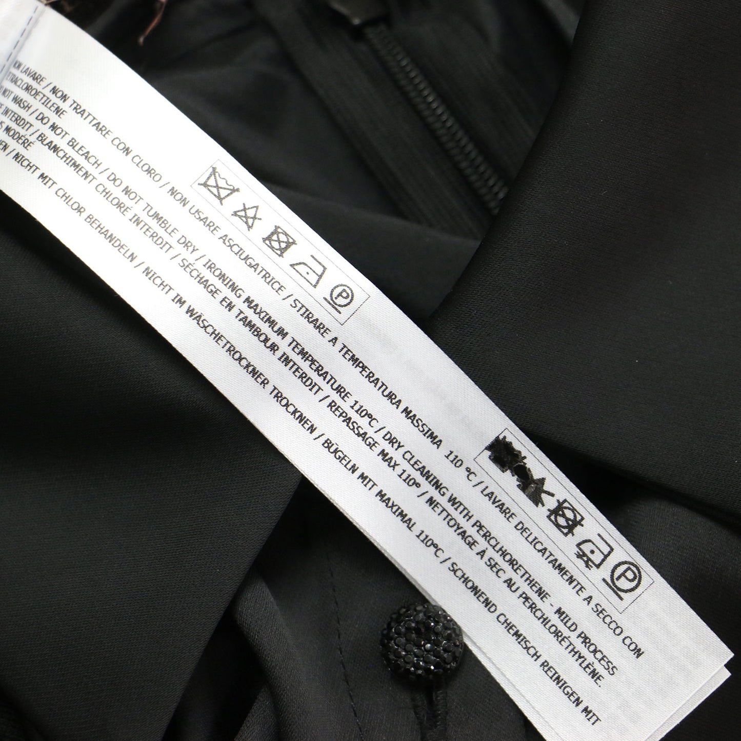 タイネック ジャンプスーツ / Tie Neck Jumpsuit オールインワン パンツ ワイド ノースリーブ 襟付き ウール