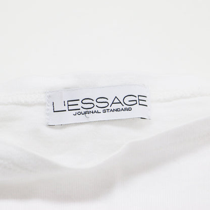 パネル ボーダー 長袖 Tシャツ / カットソー ロングスリーブ ボートネック オーバーサイズ コットン