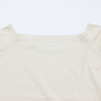 コットン オフショルダー レイヤード プルオーバー / COTTON OFF SHOULDER LAYERED PULLOVER カットソー Tシャツ 長袖