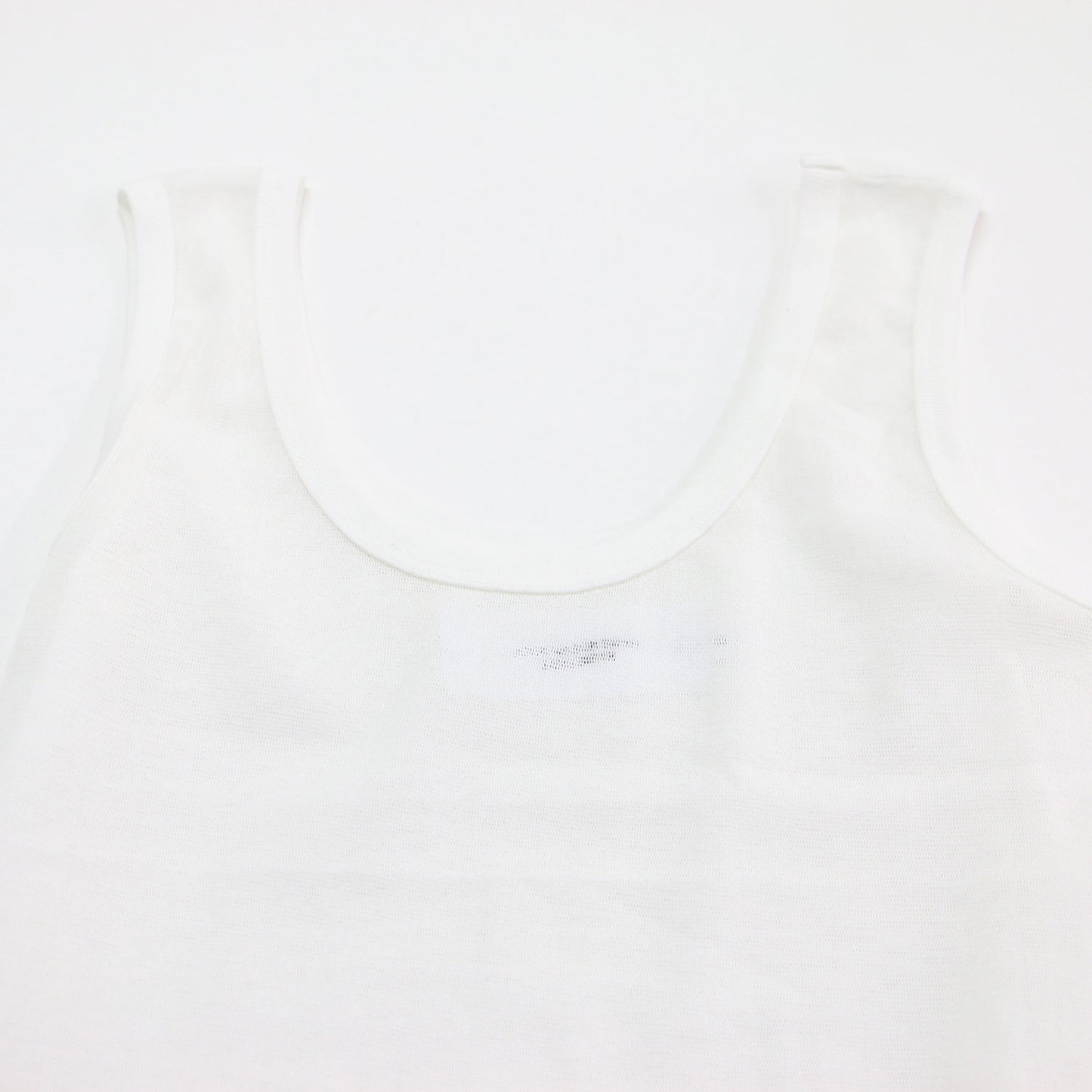 26春夏 ナイロン コットン レース リボン レイヤード タンクトップ / NYLON COTTON FLOWER LACE RIBBON LAYERED TANK TOP ノースリーブ クルーネック