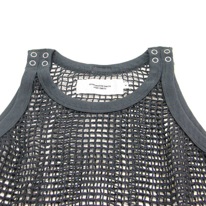 26春夏 スクエア メッシュ タンク トップ / SQUARE MESH TANK TOP プルオーバー クルーネック ノースリーブ コットン