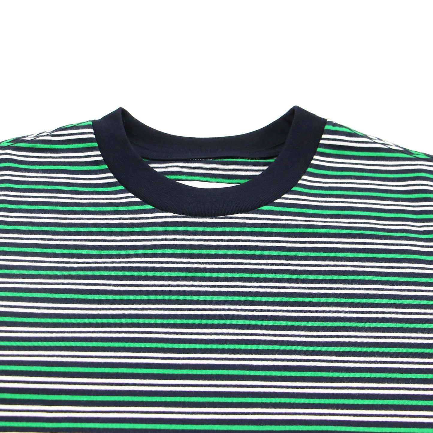 ボーダー レイヤード ロングスリーブ Tシャツ / カットソー 長袖 オーバーサイズ