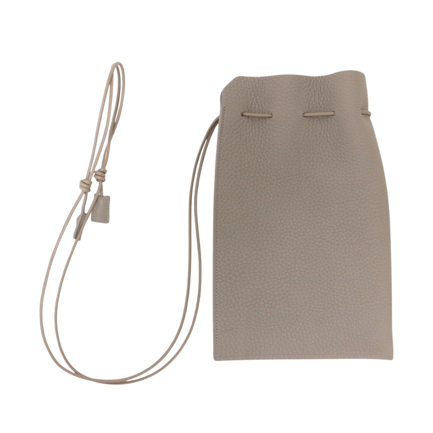 レザー 巾着 ポーチ / HERRIE KINCHAKU POUCH - PM ショルダーバッグ 肩掛け 斜め掛け