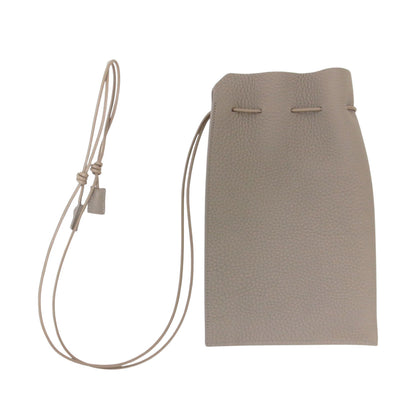 レザー 巾着 ポーチ / HERRIE KINCHAKU POUCH - PM ショルダーバッグ 肩掛け 斜め掛け